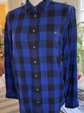 Treasure & Bond Long Sleeve Flannel Shirt (S)